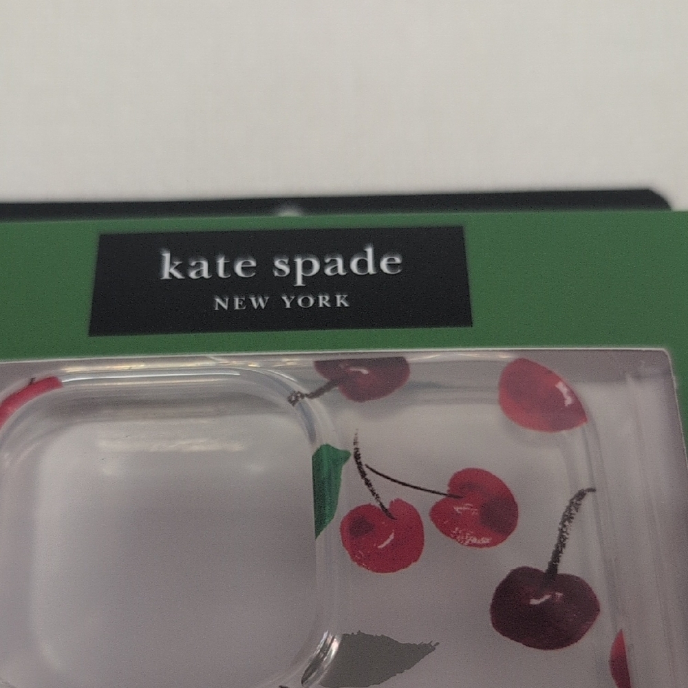 Kate Spade Cherry Clear iPhone 15 Pro Max Phone Case - Picture 3 of 7